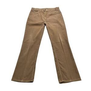 Vintage 90s Levi's 517 corduroy pants in a brown color Men Sz W34 L30 western